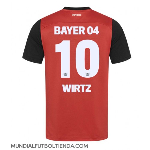 Camiseta Bayer Leverkusen Florian Wirtz #10 Primera Equipación Replica 2024-25 mangas cortas